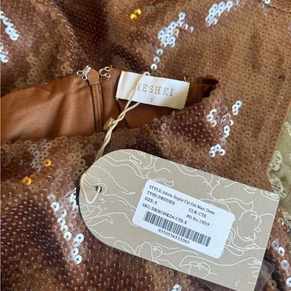 Meshki Adoria Sequin Cut Out Maxi Dress - Picture 2 of 5